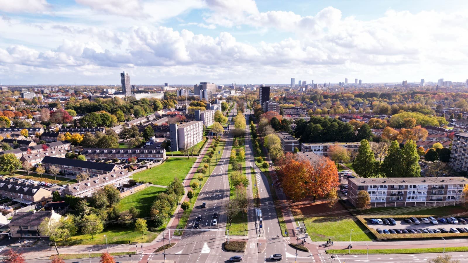 Gemeente Eindhoven — luchtfoto stad